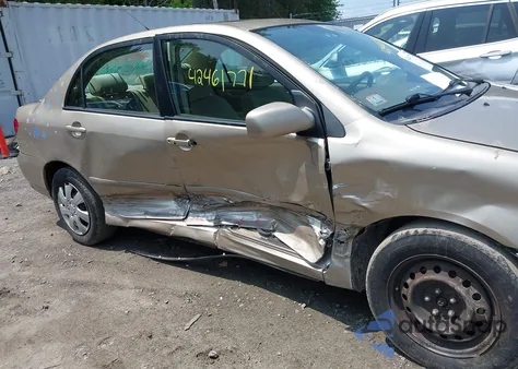 2007 Toyota Corolla Le from USA, damaged, VIN 2T1BR32E07C777481